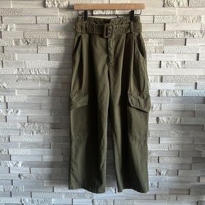 Stradivarius Cargo Pants with Belt Size 26